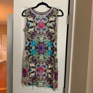 Almost Famous Bodcon Floral Mini Dress Size M